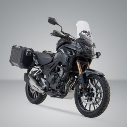 Σετ βάσεων και βαλιτσών αλουμινίου SW-Motech TRAX ADV 37 lt. Honda NX 500 μαύρο