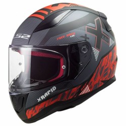 Κράνος LS2 Rapid FF353 Xtreet μαύρο κόκκινο ματ