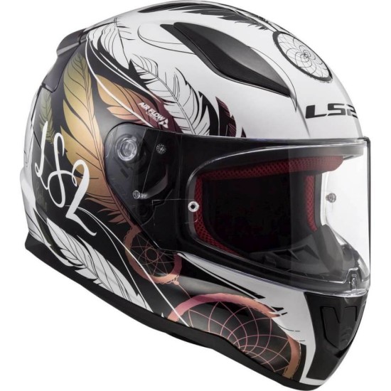 Κράνος LS2 Rapid FF353 Boho λευκό μαύρο Κράνος LS2 Rapid FF353 Boho λευκό μαύρο