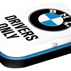 Κουτί χαπιών με το λογότυπο BMW Drivers Only