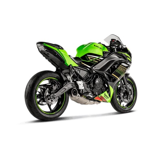 Ολοκληρωμένο σύστημα εξάτμισης Akrapovic Kawasaki Ninja 650 τιτάνιο (για αγωνιστική χρήση) Ολοκληρωμένο σύστημα εξάτμισης Akrapovic Kawasaki Ninja 650 τιτάνιο (για αγωνιστική χρήση)
