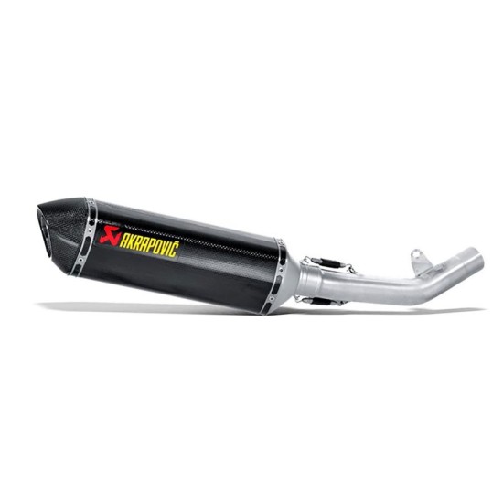 Τελικό εξάτμισης Akrapovic Kawasaki Z750/R 07-12 carbon