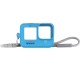 Θήκη προστασίας με lanyard για GoPro Hero 9/10/11/12 μπλε Θήκη προστασίας με lanyard για GoPro Hero 9/10/11/12 μπλε
