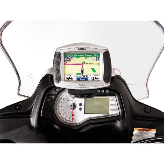 Βάση GPS Sw-Motech Quick-Lock στα όργανα Suzuki DL 650 V-Strom 12-16