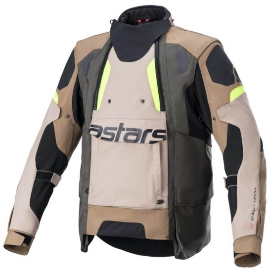 Μπουφάν Alpinestars Halo Drystar χακί-sand