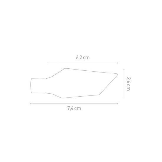 Φλας LED universal Chaft Return ρυθμικά 2 μαύρο-φιμέ (σετ)