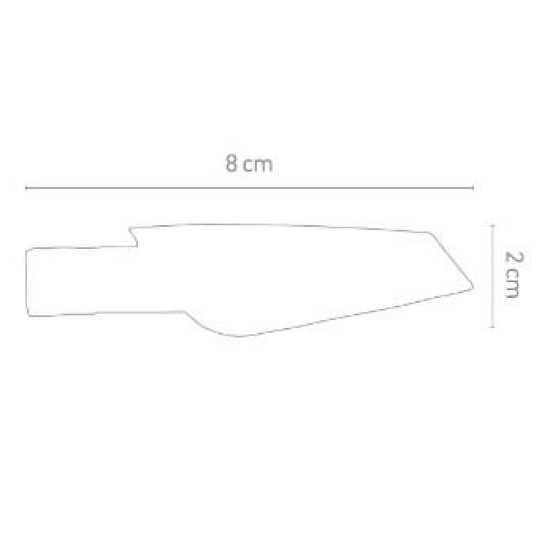 Φλας LED universal Chaft Shelter μαύρο-φιμέ (σετ) Φλας LED universal Chaft Shelter μαύρο-φιμέ (σετ)