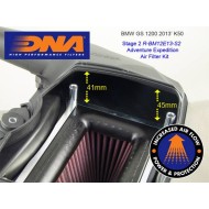 Φίλτρο αέρα DNA Adventure Expedition Kit BMW R 1250 GS/Adv. (Stage 2)