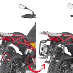 Βάσεις πλαϊνών βαλιτσών GIVI Monokey One Fit Moto Guzzi V85 TT