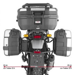 Βάσεις πλαϊνών βαλιτσών (ίσιες) GIVI Royal Enfield Himalayan 21-