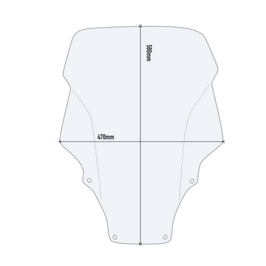 Ζελατίνα GIVI Honda Forza 125-350 21- διάφανη Ζελατίνα GIVI Honda Forza 125-350 21- διάφανη