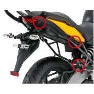 Βάσεις πλαϊνών βαλιτσών rapidlock GIVI V35/Kappa K33 Kawasaki Versys 10-14