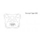Βάση αλουμινίου Topcase Holan Nomada cases Triumph Tiger 800/XC μαύρη Βάση αλουμινίου Topcase Holan Nomada cases Triumph Tiger 800/XC μαύρη