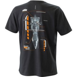 T-shirt KTM Radical Techline μαύρο