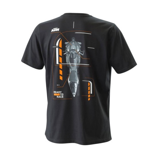 T-shirt KTM Radical Techline μαύρο