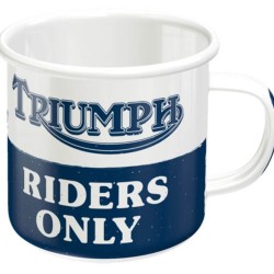 Κούπα μεταλλική με λογότυπο Triumph Riders Only