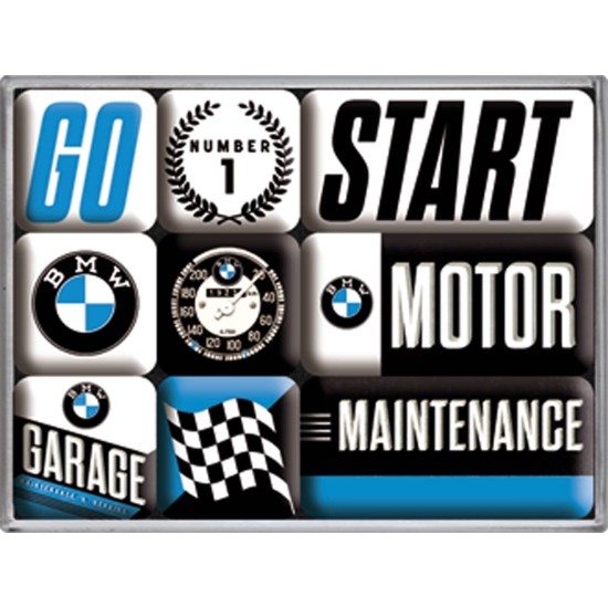 Μαγνητάκια BMW Motor (σετ 9)