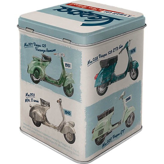 Μεταλλικό Κουτί μικρό Vespa Models
