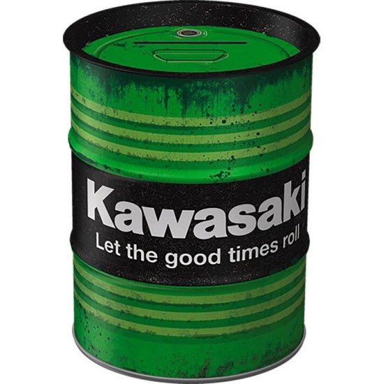 Κουμπαράς βαρέλι λαδιού με λογότυπο Kawasaki