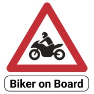 Αυτοκόλλητο Biker on Board