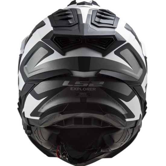 Κράνος LS2 Explorer MX701 Alter λευκό μαύρο ματ Κράνος LS2 Explorer MX701 Alter λευκό μαύρο ματ