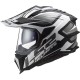 Κράνος LS2 Explorer MX701 Alter λευκό μαύρο ματ Κράνος LS2 Explorer MX701 Alter λευκό μαύρο ματ