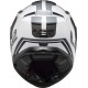 Κράνος LS2 Vector II FF811 Metric λευκό τιτάνιο ασημί Κράνος LS2 Vector II FF811 Metric λευκό τιτάνιο ασημί