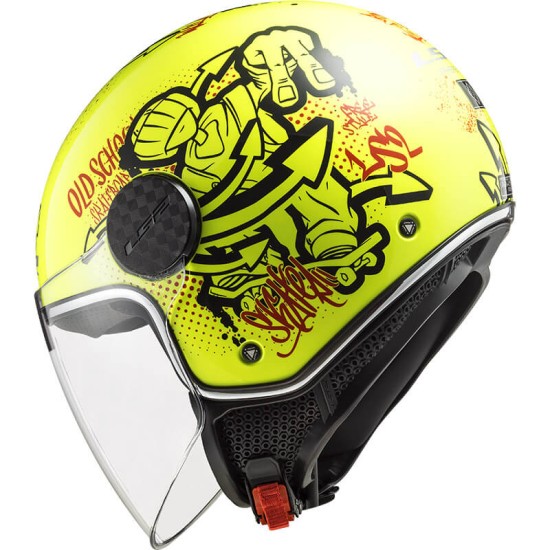 Κράνος LS2 Sphere Lux OF558 Skater neon κίτρινο Κράνος LS2 Sphere Lux OF558 Skater neon κίτρινο