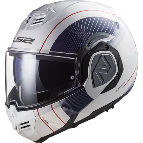 Κράνος LS2 Advant FF906 Cooper λευκό-μπλε Κράνος LS2 Advant FF906 Cooper λευκό-μπλε