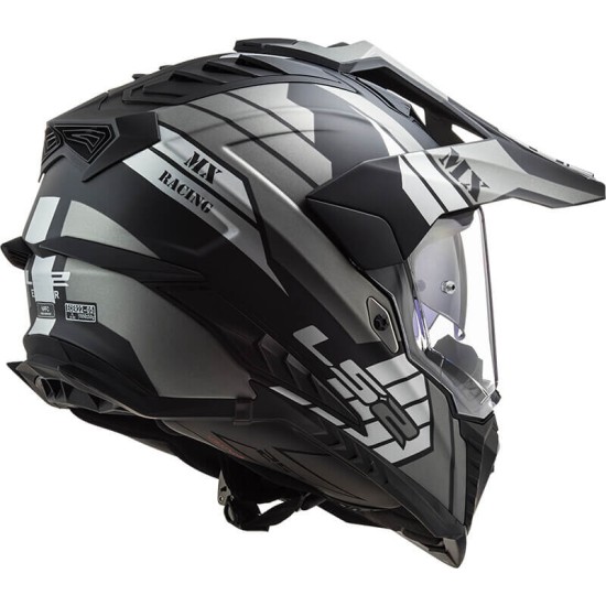 Κράνος LS2 Explorer MX701 Atlantis τιτάνιο ματ Κράνος LS2 Explorer MX701 Atlantis τιτάνιο ματ