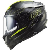 Κράνος LS2 Challenger Carbon FF327 C Fold neon κίτρινο