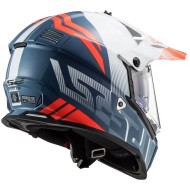 Κράνος LS2 Dual Sport  MX436 Pioneer-EVO Evolve άσπρο cobalt