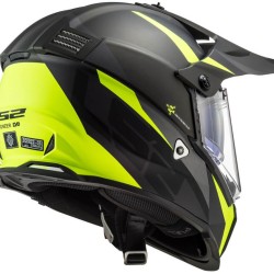 Κράνος LS2 Dual Sport  MX436 Pioneer-EVO Router μαύρο neon κίτρινο ματ