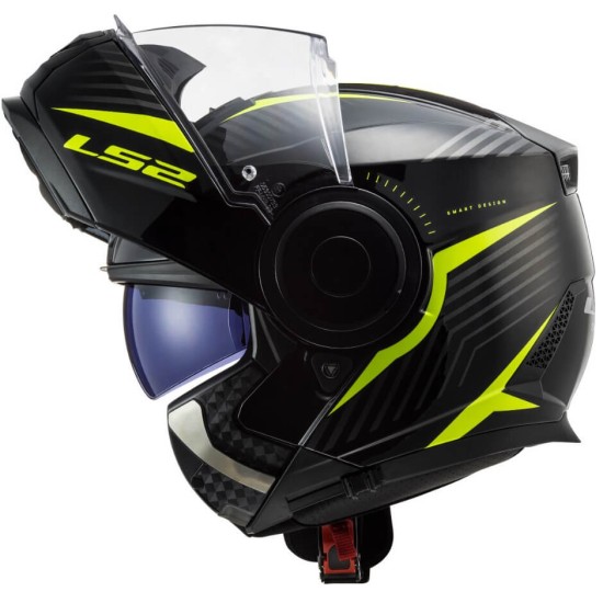 Κράνος LS2 Scope FF902 Skid μαύρο fluo κίτρινο Κράνος LS2 Scope FF902 Skid μαύρο fluo κίτρινο
