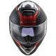 Κράνος LS2 Storm FF800 Nerve μαύρο κόκκινο ματ Κράνος LS2 Storm FF800 Nerve μαύρο κόκκινο ματ