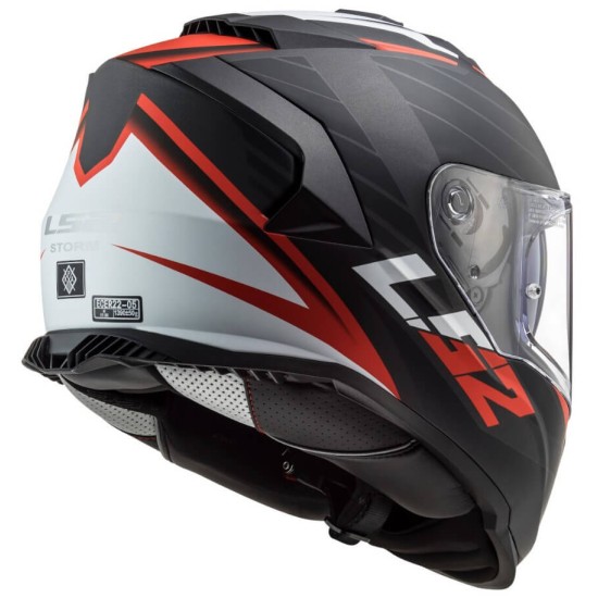 Κράνος LS2 Storm FF800 Nerve μαύρο κόκκινο ματ Κράνος LS2 Storm FF800 Nerve μαύρο κόκκινο ματ
