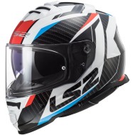 Κράνος LS2 Storm FF800 Racer μπλε κόκκινο