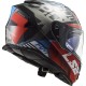 Κράνος LS2 Storm FF800 Sprinter μαύρο κόκκινο τιτάνιο Κράνος LS2 Storm FF800 Sprinter μαύρο κόκκινο τιτάνιο