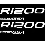 Σετ αυτοκόλλητα BMW R 1200 GS Adv. -13 λευκό