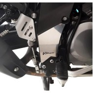 Καλύμματα κενού πλαισίου Suzuki DL 650 V-Strom -11 ασημί