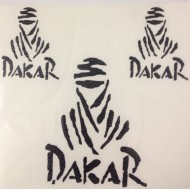 Αυτοκόλλητα Dakar Sticker I μαύρο ματ