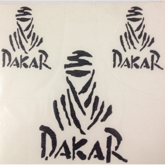 Αυτοκόλλητα Dakar Sticker I μαύρο ματ Αυτοκόλλητα Dakar Sticker I μαύρο ματ