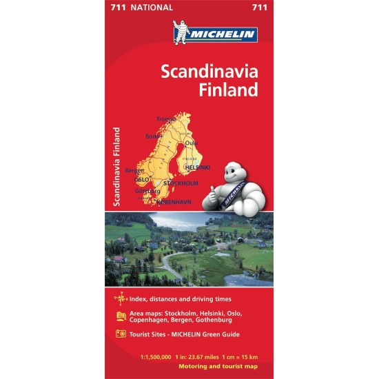 Χάρτης Σκανδιναβία - Φινλανδία Michelin road map Χάρτης Σκανδιναβία - Φινλανδία Michelin road map
