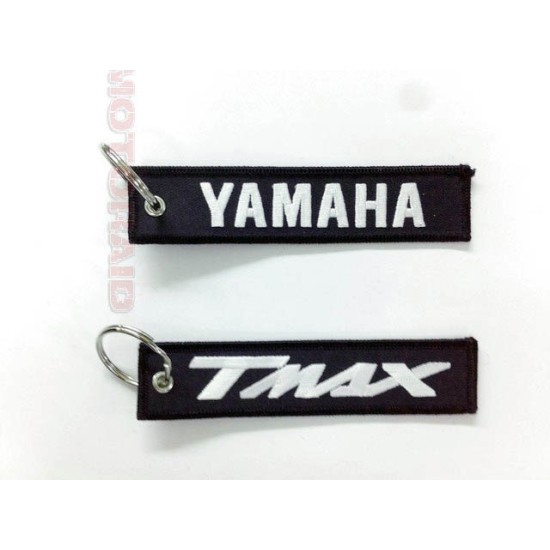 Μπρελόκ με λογότυπο Yamaha T-Max μαύρο - λευκό