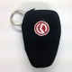 Θήκη κλειδιών σκληρή με κρίκο SYM logo Θήκη κλειδιών σκληρή με κρίκο SYM logo