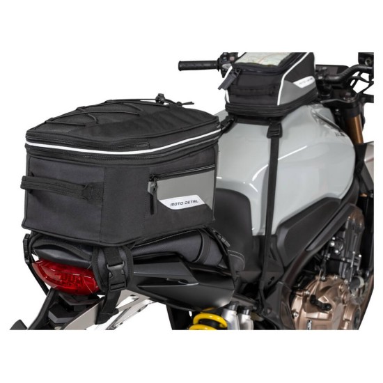 Σακίδιο σχάρας/σέλας/tailbag Moto-Detail 40 lt. μαύρο-γκρι