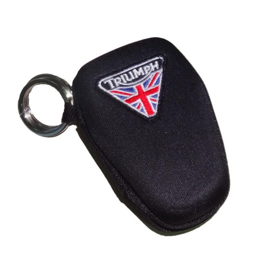 Θήκη κλειδιών σκληρή με κρίκο Triumph logo σημαία Θήκη κλειδιών σκληρή με κρίκο Triumph logo σημαία