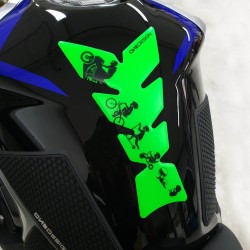 Tankpad One Design Moon Biker Fluo πράσινο