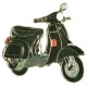 Pin (καρφίτσα) Piaggio Vespa PK50 XL μαύρη (μπρελόκ)