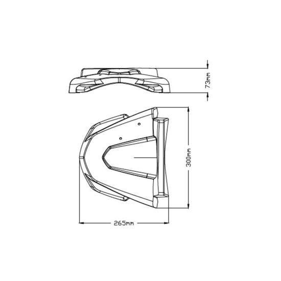 Ρύγχος - Μύτη Puig Yamaha XT 1200Z Super Tenere 14- μαύρο ματ Ρύγχος - Μύτη Puig Yamaha XT 1200Z Super Tenere 14- μαύρο ματ